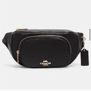 Black Coach Fannypack/Belt Bag